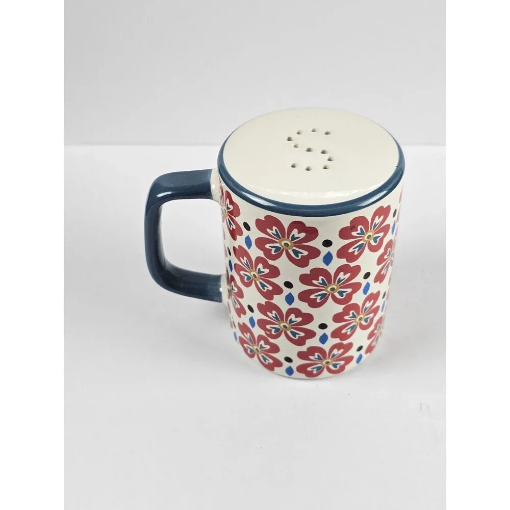 Pioneer Woman Floral Ceramic Salt Shaker With Handle
